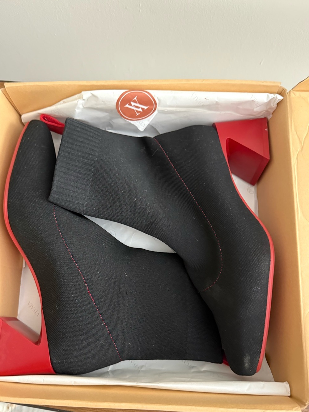 Vivaia Square-Toe Water-Repellent Block Heeled Boots (Regina Pro) - Picture 6 of 12